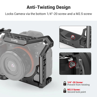 Smallrig A7S3 Camera Cage Rig A7SIII Form-fitting Cage for Sony Alpha 7S III Camera Cage A7siii Cage Rig Set 2999