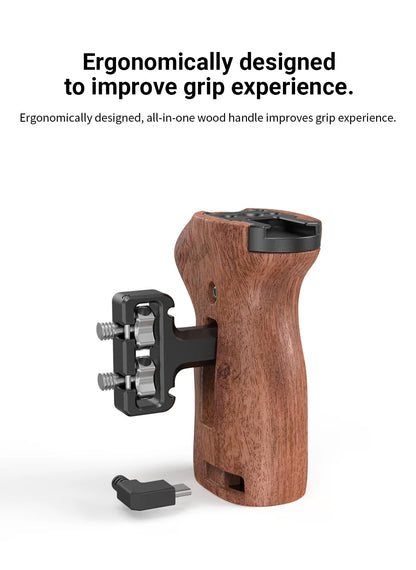 SmallRig Threaded Side Handle with Record Start/Stop Remote Trigger For SONY 3323