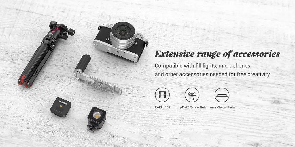 SmallRig L Shape Camera Cage Rig Grip For Nikon Z FC Camera 1/4 Threaded Hole Side Handle Camera Shoulder Strap Accessories 3480