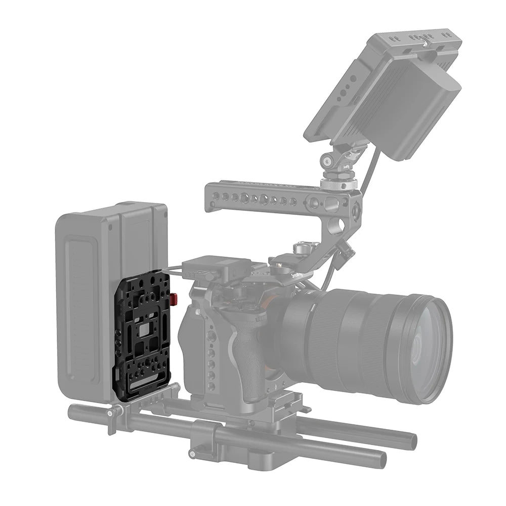 SmallRig V Mount Battery Plate, V-Lock Mount Battery Plate Quick Release Plate Universal Camera Accessories - 2988