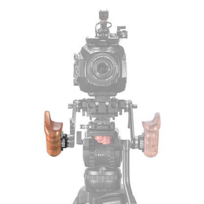 SmallRig Wooden Side Handle with ARRI Rosette Suit for Sony a7II/a7RII/a7SII SmallRig Cage,Left and Right ARRI Side Handle