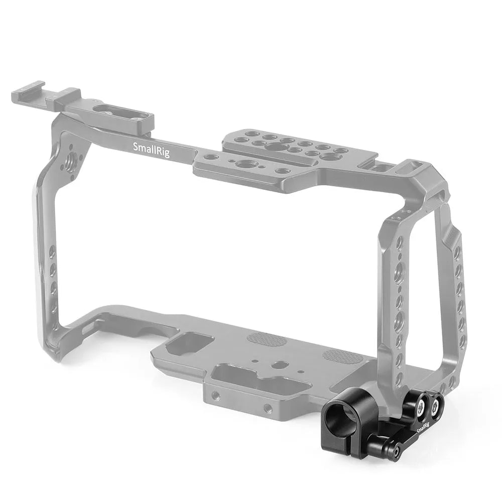 SmallRig 15mm Single Rod Clamp for BMPCC 4K 6K Cage To Mount a Follow Focus Motor like for Tilta for Nucleus for Nano 2279