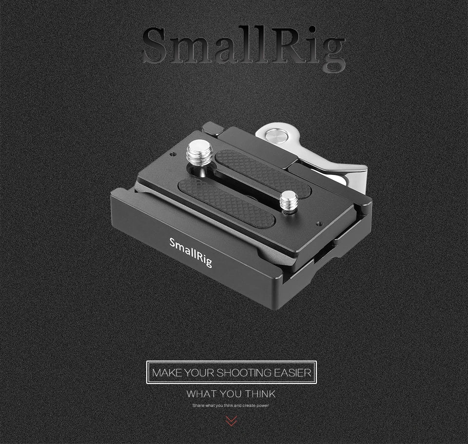 SmallRig Camera Quick Release Plate and Clamp ( Arca-type Compatible) Tripod Monopods For Camera Video Shooting 2144