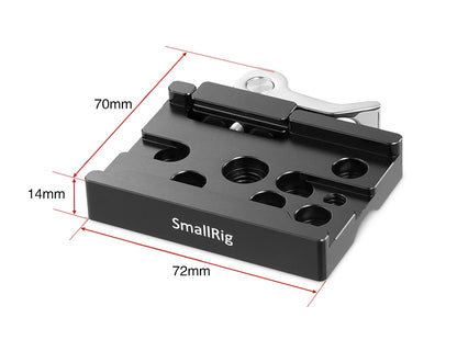 SmallRig Camera Monopod Head Quick Release Plate ( Arca-type Compatible) QR Plate For Arca-Swiss Plate Tripod Accessories 2143