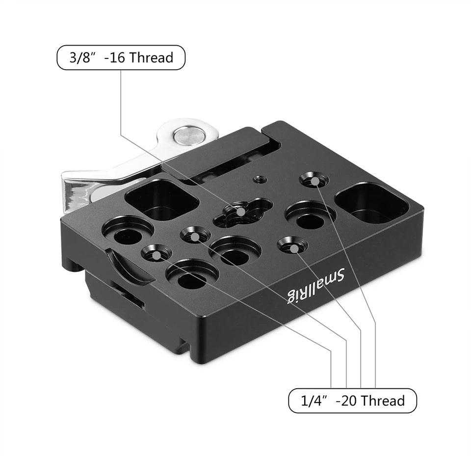SmallRig Camera Quick Release Plate and Clamp ( Arca-type Compatible) Tripod Monopods For Camera Video Shooting 2144