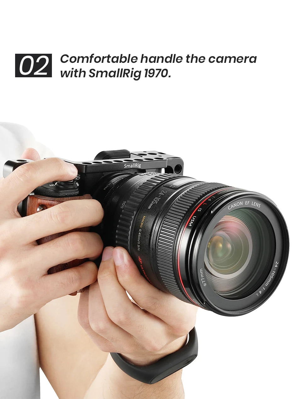 SmallRig Camera Cage Rig for Sony A6500 Cage for Sony A6300/A6000/A6500 Nex-7 Camera with Shoe Mount Thread Holes 1661