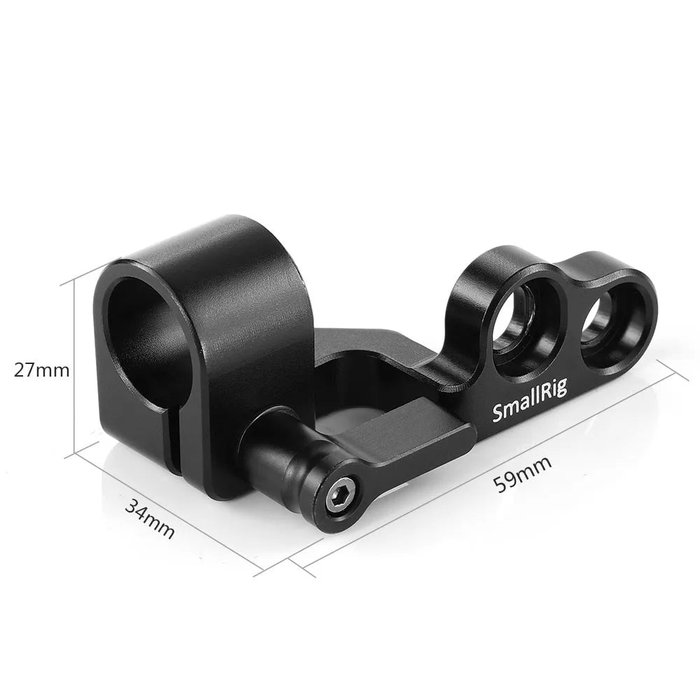 SmallRig 15mm Single Rod Clamp for BMPCC 4K 6K Cage To Mount a Follow Focus Motor like for Tilta for Nucleus for Nano 2279