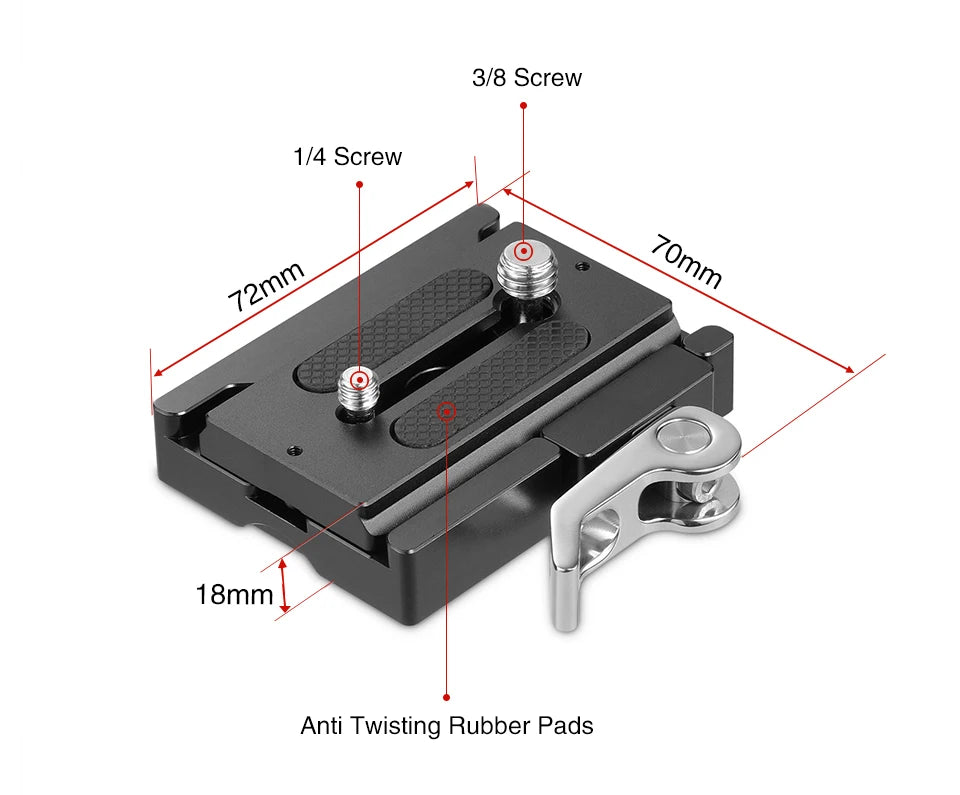 SmallRig Camera Quick Release Plate and Clamp ( Arca-type Compatible) Tripod Monopods For Camera Video Shooting 2144