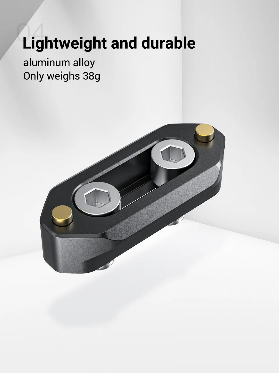 SmallRig Camera Quick Release Safety Rail 4cm 1.57 Inches Long with 1/4'' Screws For Nato Handle EVF Attach  - 1409