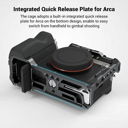 SmallRig Camera Cage with silicone Side Handle grip rig for Sony Alpha a7c A7C Camera Accessories 3212