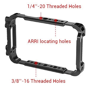 SmallRig Director's Monitor Cage for Atomos for Ninja V Feature with NATO rails on the top and bottom 2209