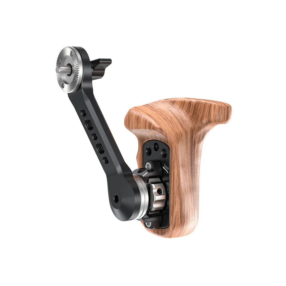 SmallRig Wooden Side Handle with ARRI Rosette Suit for Sony a7II/a7RII/a7SII SmallRig Cage,Left and Right ARRI Side Handle