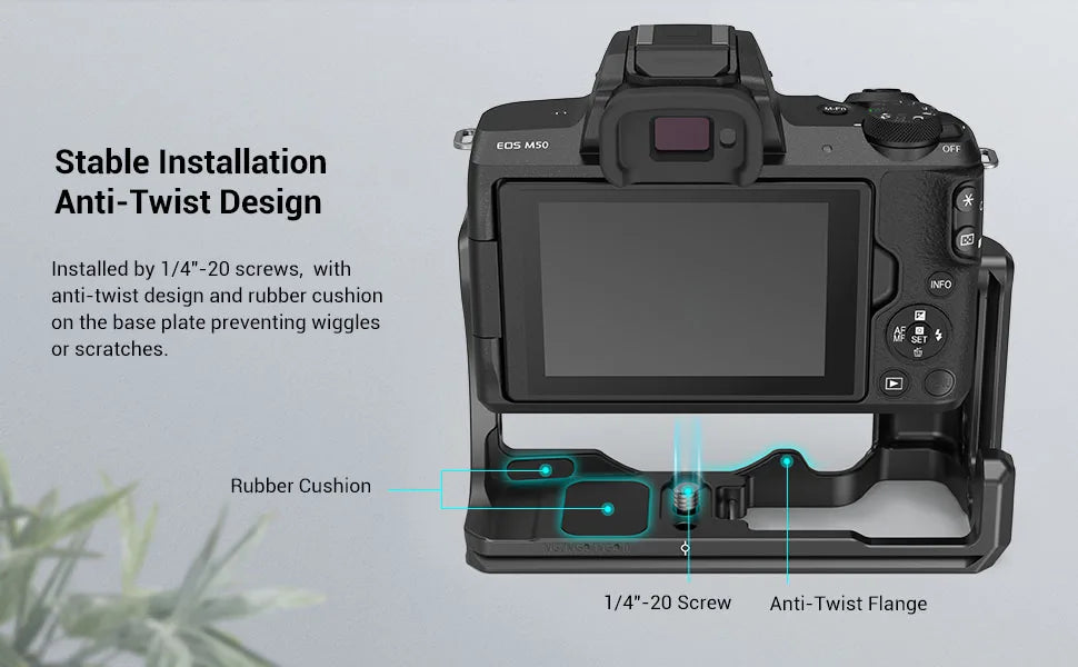 SmallRig M50 Camera Cage for Canon EOS M50 / M5