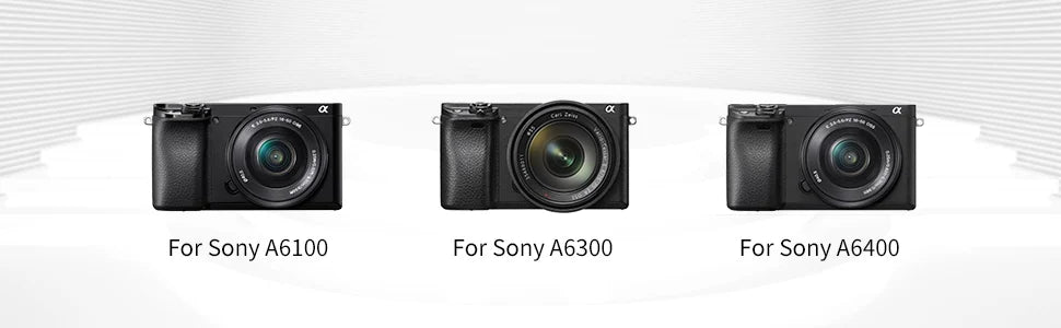 SmallRig DSLR Camera Cage Rig For Sony A6400 with Silicone Handgrip Handle & Cold Shoe for Sony A6100/A6300/A6400 Camera 3164