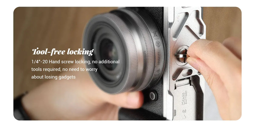 SmallRig L Shape Camera Cage Rig Grip For Nikon Z FC Camera 1/4 Threaded Hole Side Handle Camera Shoulder Strap Accessories 3480