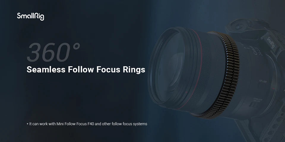 SmallRig Φ62.5-Φ64.5 Seamless Focus Gear Ring 3291