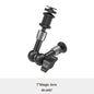 SmallRig Camera 5.5 inches Articulating Arm EVF Mount Microphone Mount Universal 1/4" to 1/4" Aluminum Magic Arm Camera 2065