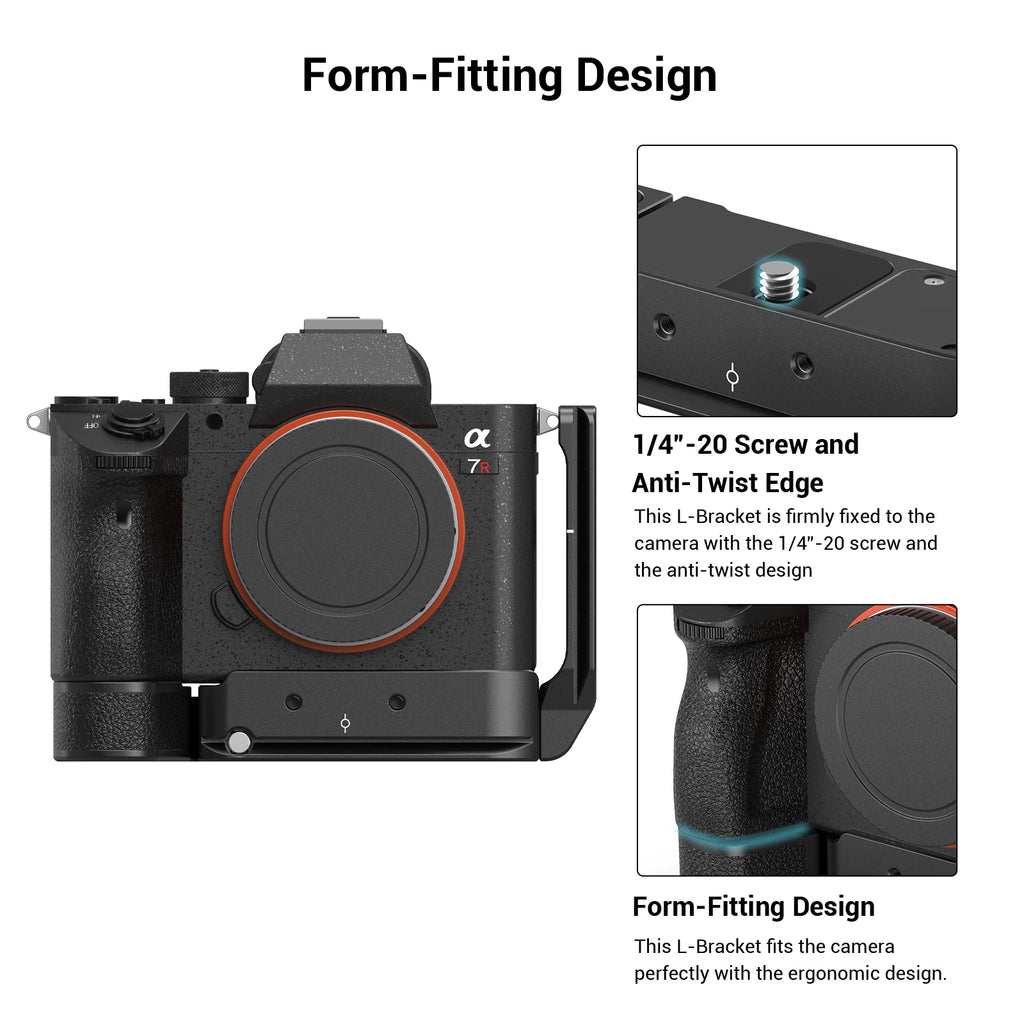 SmallRig A73 L Plate for Sony A7M3 A7R3 L-Bracket for Sony A7III / A7RIII / A9 Feature With Quick Release Arca Style Plate 2122