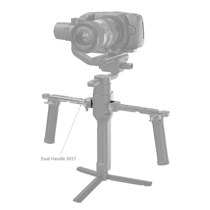 SmallRig NATO Rail for DJI Ronin S/SC Built-in 1/4”- 20 threaded hole 3032