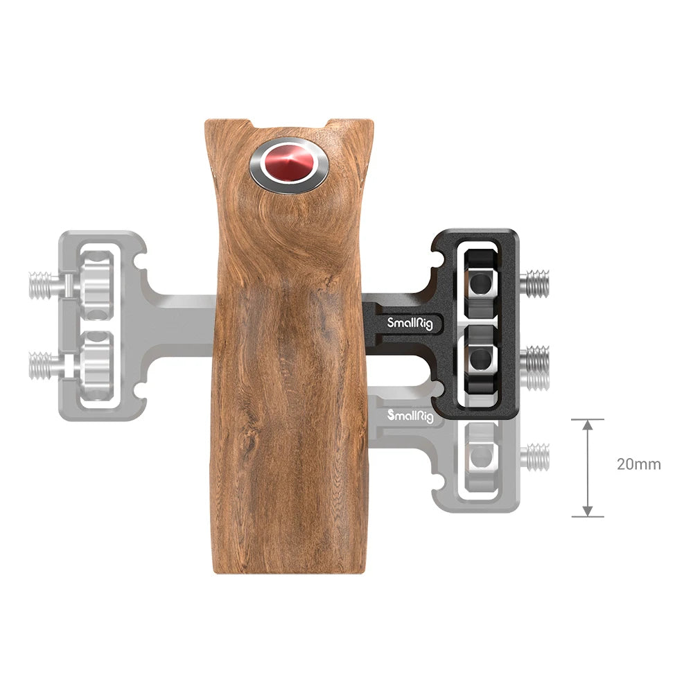 SmallRig Camera Cage Side Handle Featuring 1/4"Thread Holes With Remote Trigger For Panasonic Mirrorless Cameras 2934