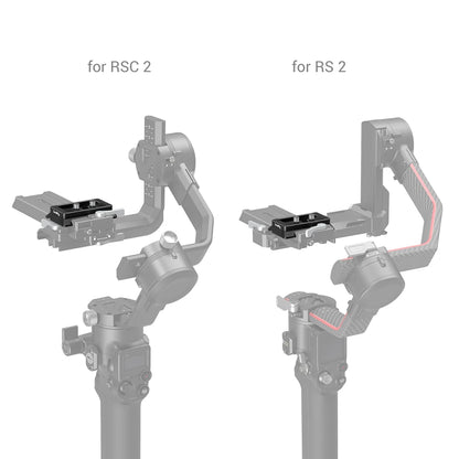 SmallRig Arca-Type Quick Release Plate for DJI RS 2 and RSC 2 Gimbal for DJI RS 4 Pro/ RS 4 / RS 3 / RS 3 Pro /RS 2 - 3154