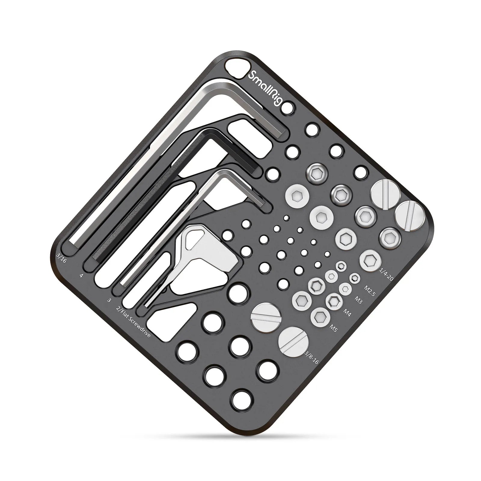 SmallRig 20Pcs Screw and Hex Key Storage Plate of camera rigs Storage Plate MD3184