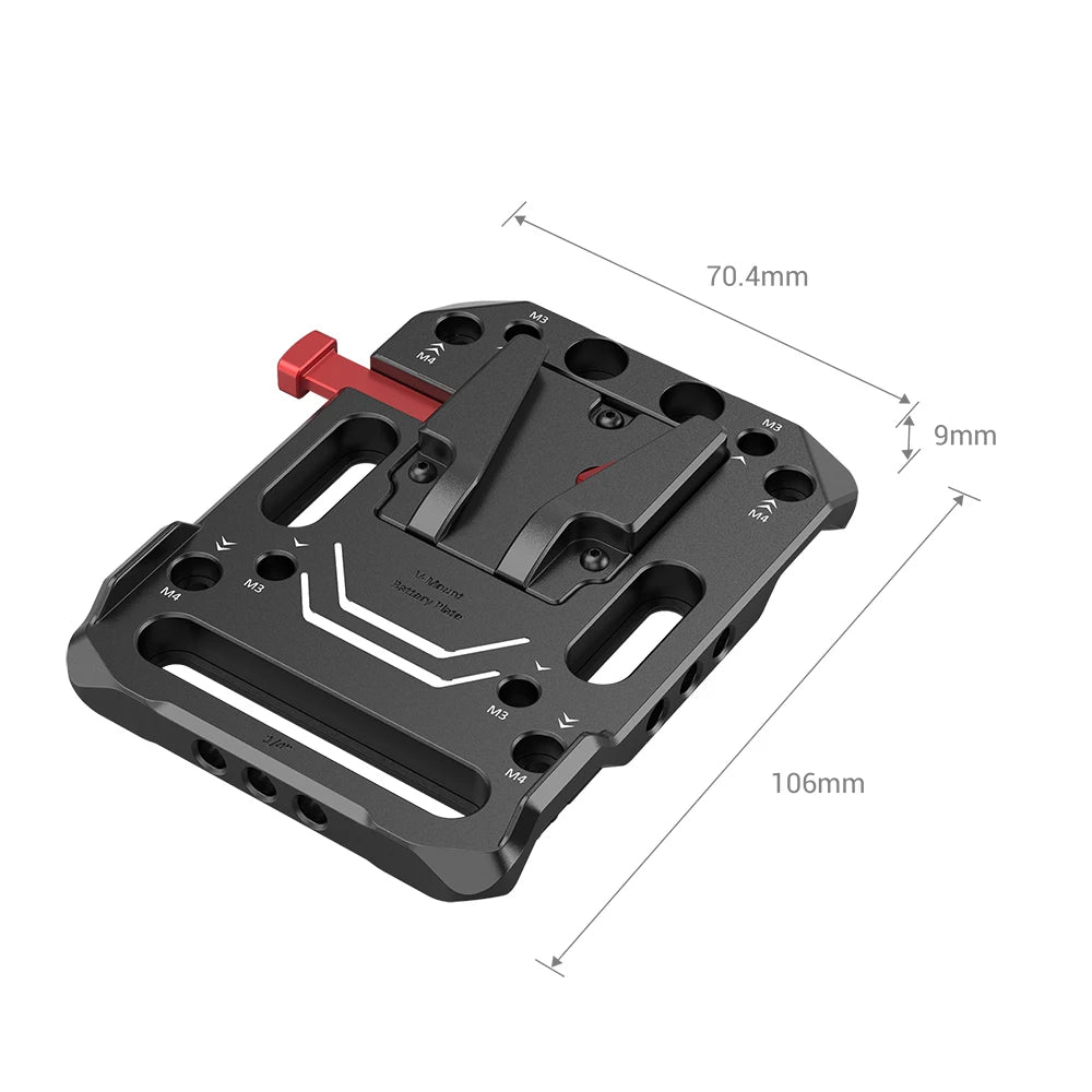 SmallRig V Mount Battery Plate, V-Lock Mount Battery Plate Quick Release Plate Universal Camera Accessories - 2988