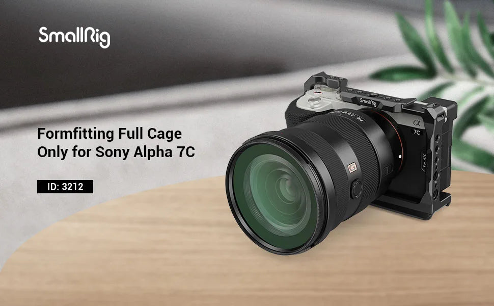 SmallRig Camera Cage with silicone Side Handle grip rig for Sony Alpha a7c A7C Camera Accessories 3212