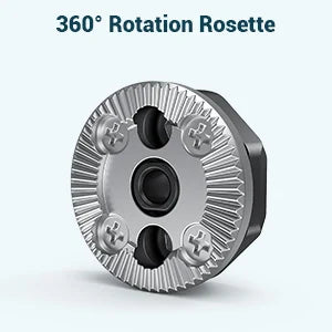 SmallRig Arri Standard Rosette Bolt-On Mount (M6 Thread) for Rosette Side Handle Monitor Holder Attach 2804