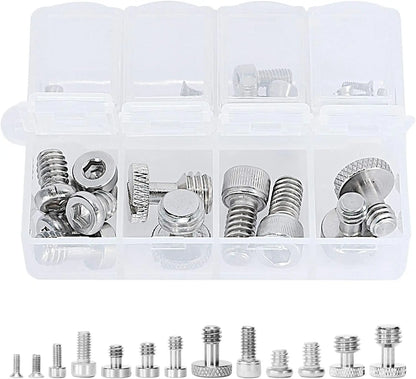 SmallRig Full Kit of 26 Screw Set Mounting Screws for Camera Cages, Handles, Plates Includes 1/4”, 3/8”, M2, M2.5, M3/M4 AAK2326