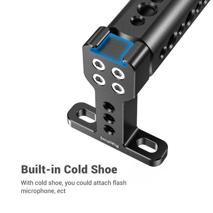 SmallRig Camera Top Handle with Cold Shoe DSLR Camera Rig For A6500 A73 A7III Z6 Camera Cage Funtional Cheese Hand Grip 1638