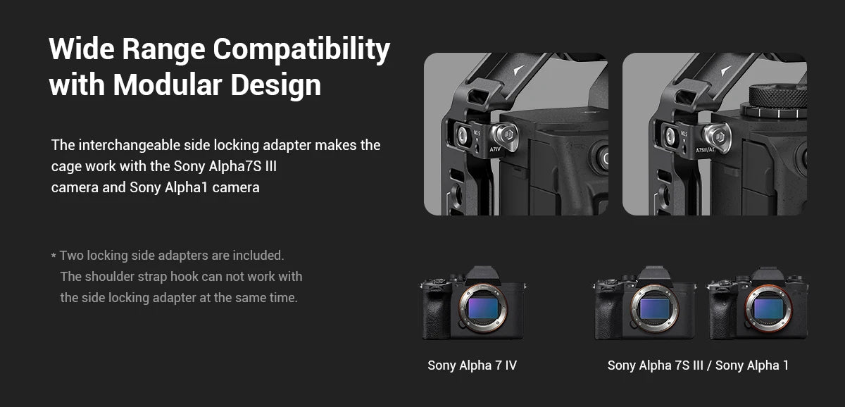 SmallRig Full Dslr for Sony A7 IV a7m4 Camera Cage Rig for Sony Alpha 7 IV/A7S III/A1/A7R  IV with Multi-Mounting Options Rigs