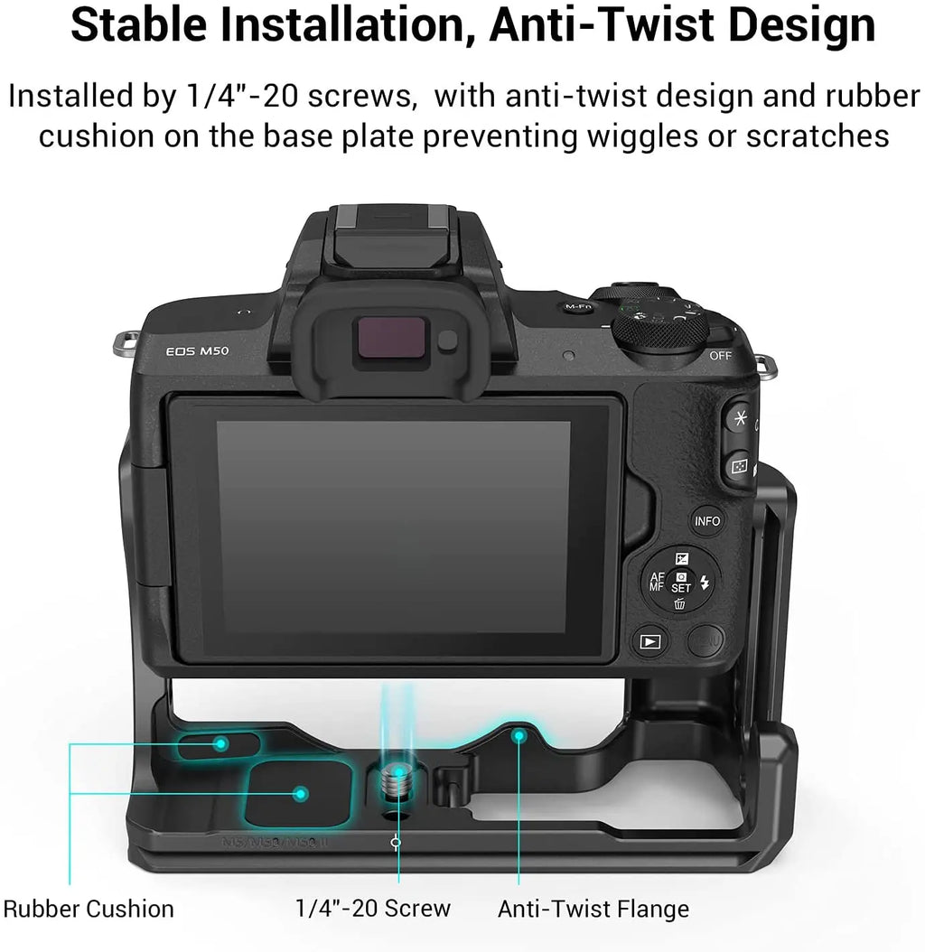 SmallRig M50 Camera Cage for Canon EOS M50 / M5