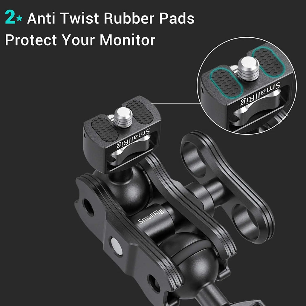 SmallRig Dual Magic Arm with ARRI Locating Pins & amp, 1/4" Screw