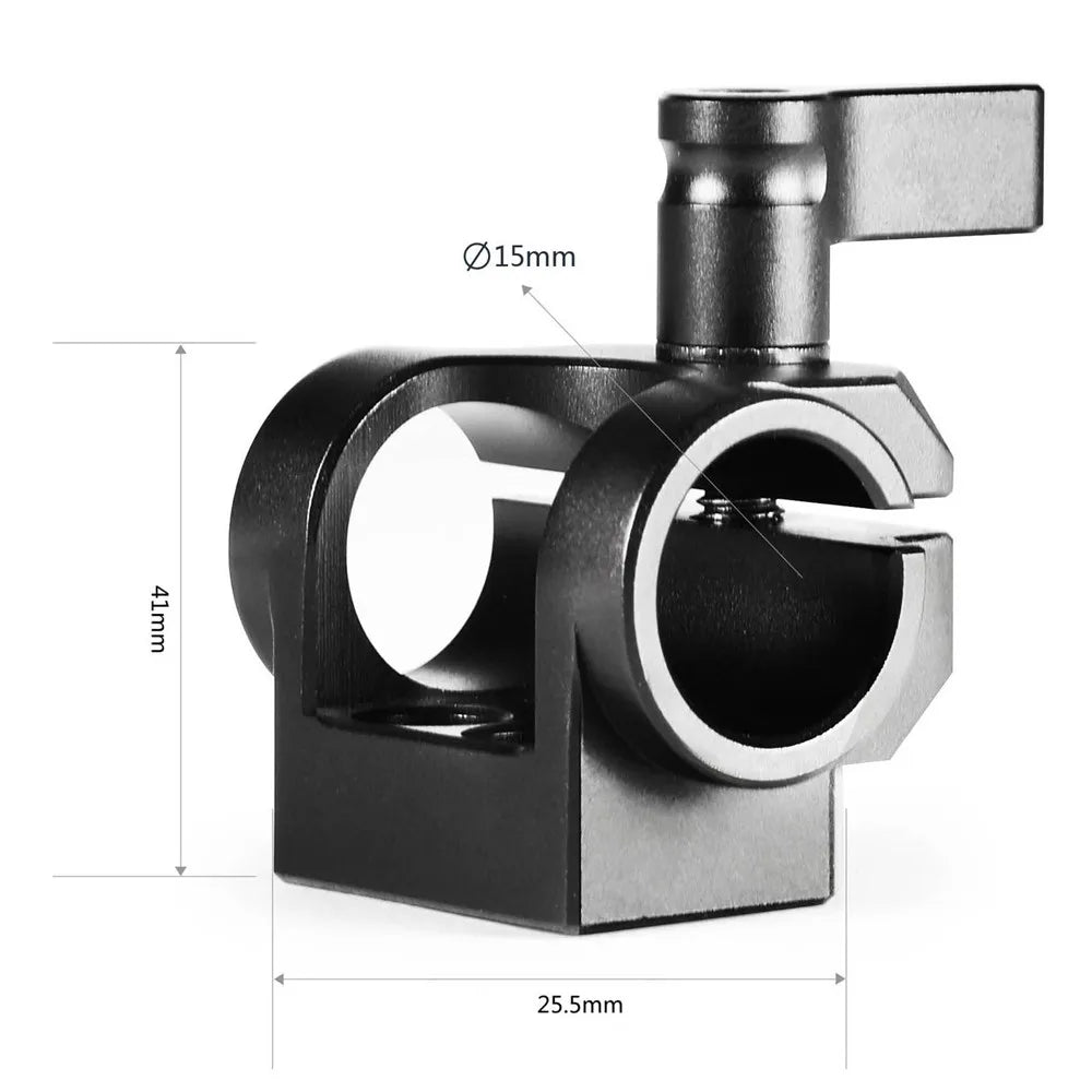 SmallRig 15mm Rod Clamp for Additional Accessory Mounting For Camera Microphone Or Monitor DIY Attachment 1995