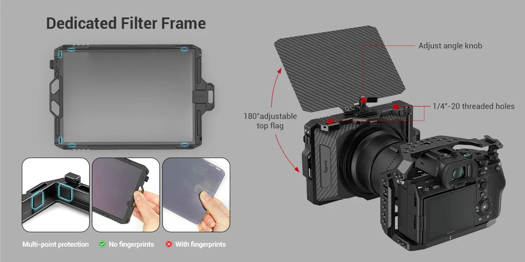 SmallRig Professional Mini Accessory Kit Include Mini Matte Box And Mini Follow Focu