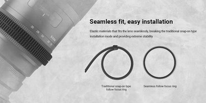 SmallRig Φ62.5-Φ64.5 Seamless Focus Gear Ring 3291