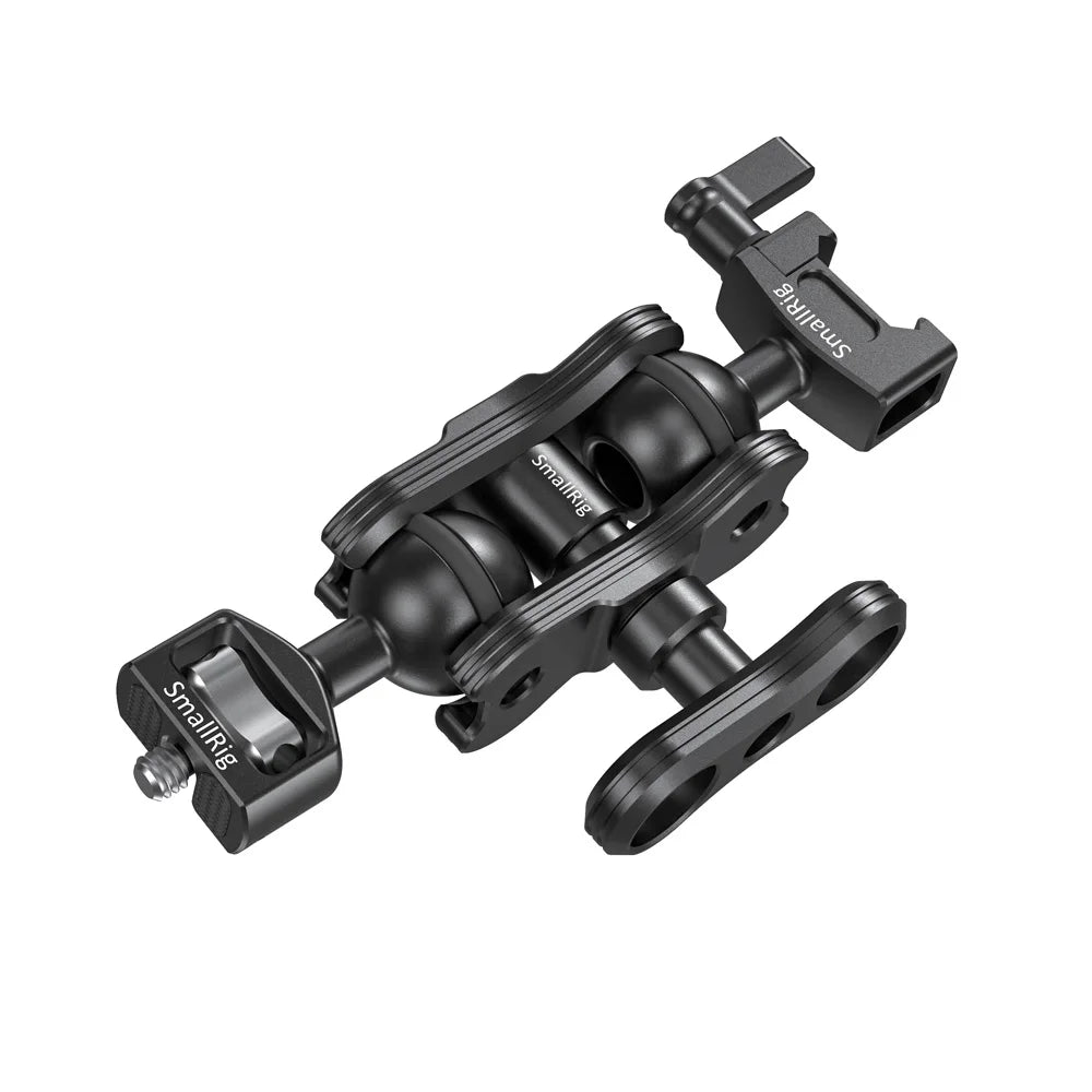 SmallRig Friction Articulating Magic Arm with Screw Ball Head & NATO Clamp – For Director Monitor Support