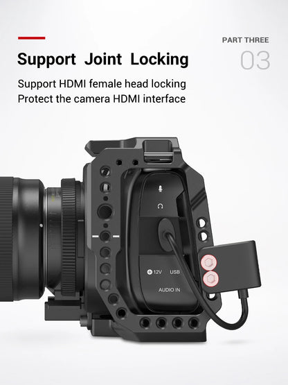 SmallRig Ultra Slim 4K Adapter Cable A to A/C to A /D TO A for BMPCC 4K & 6K/for Sony A7SIII/for Panasonic 3019/3020/3021