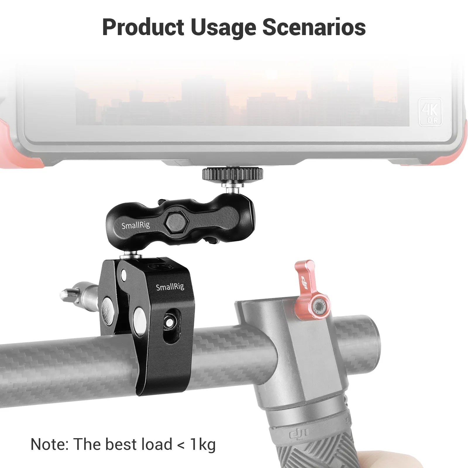 SmallRig Multi-Functional Ballhead Clamp with Double Ball Adapter (2164)