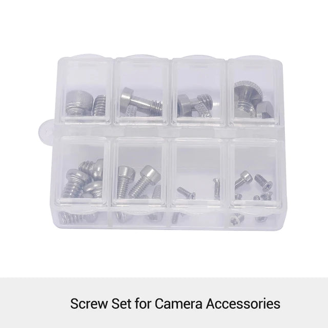 SmallRig Full Kit of 26 Screw Set Mounting Screws for Camera Cages, Handles, Plates Includes 1/4”, 3/8”, M2, M2.5, M3/M4 AAK2326
