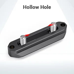 SmallRig Quick Release Safety Nato Rail 70mm Long with Spring Loaded Pins for RED Epic / Scarlet, Black Magic- 1195B