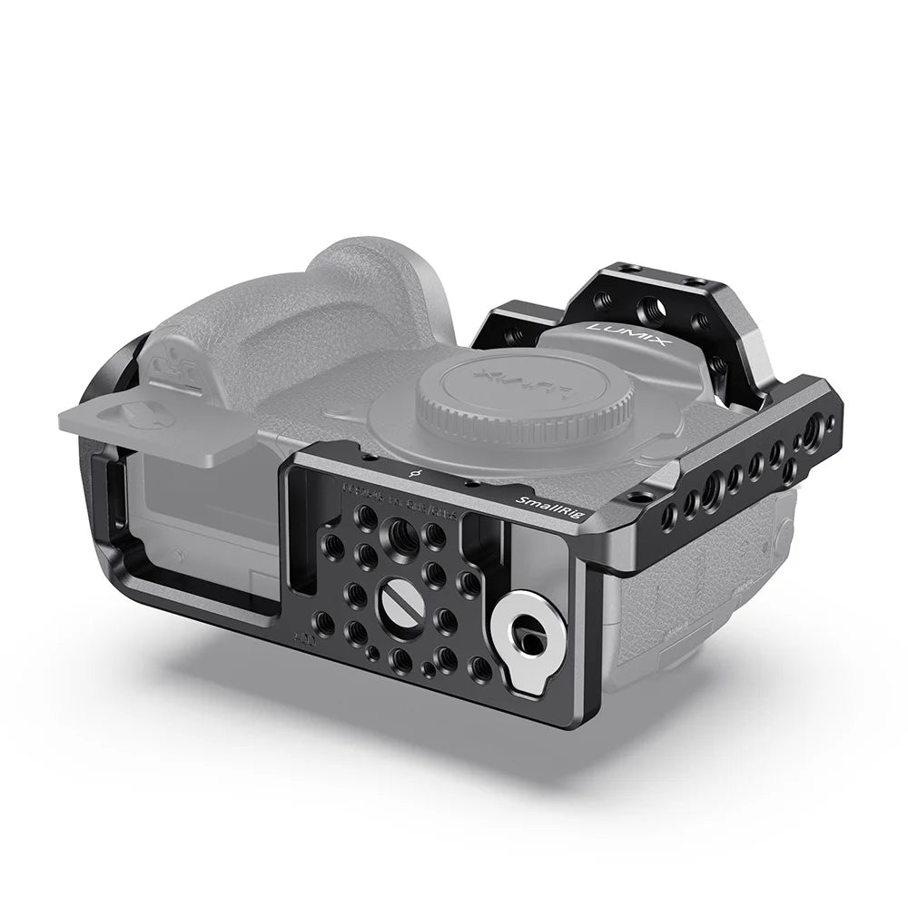 SmallRig Camera Cage For Panasonic GH5 / For Lumix GH5s With Cold Shoe Mount 1/4 3/8 Thread Holes and Nato Rail