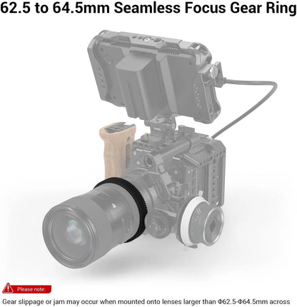 SmallRig Φ62.5-Φ64.5 Seamless Focus Gear Ring 3291
