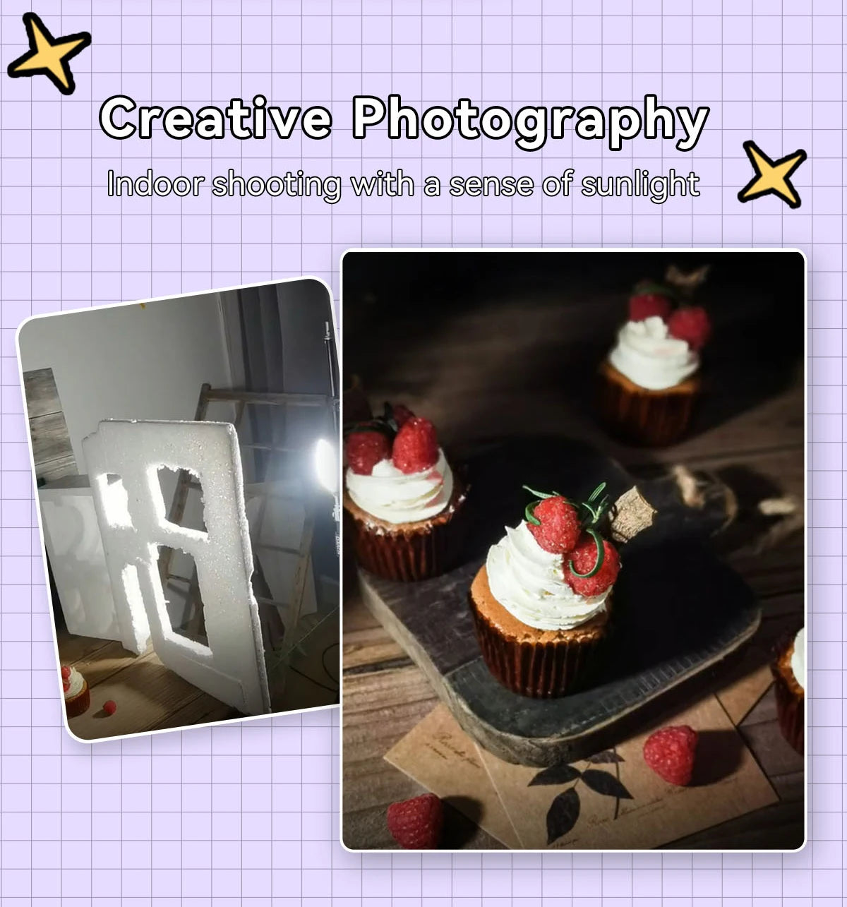 SmallRig Portable Vibe P108 RGB Video Light Smart Light 130mins long-lasting Pocket Size 108 LED Beads Floodlights 4055