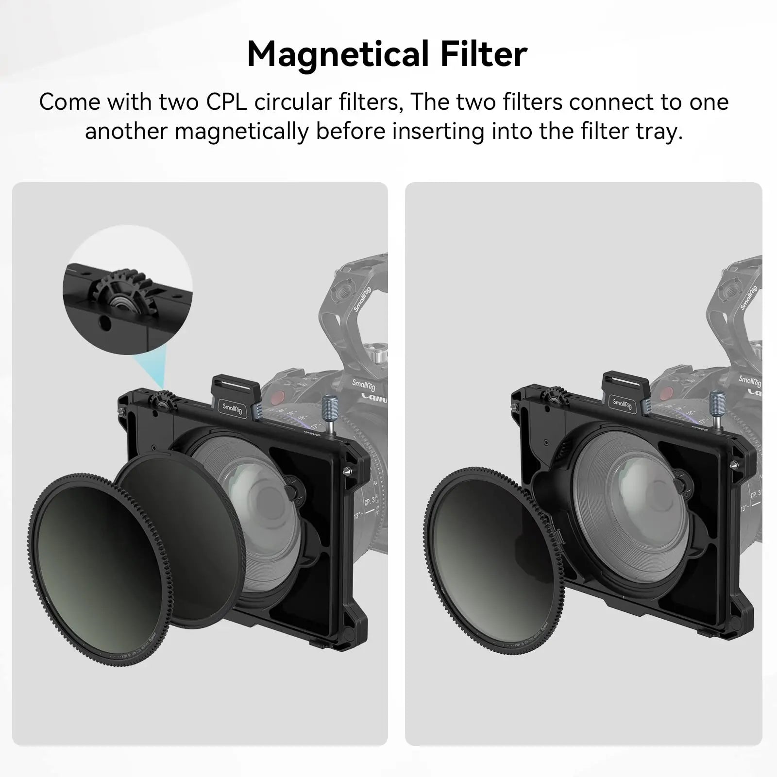 SMALLRIG Matte Box Star-Trail Lightweight Multifunctional Modular VND Kit