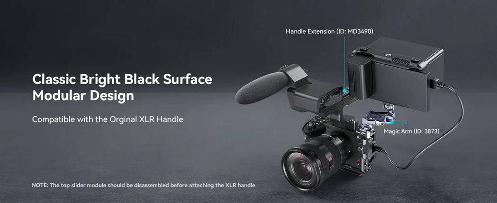 SmallRig Cage for Sony FX30 FX3, with Nato Rail Cable Clamp Cold Shoe, FX30 Camera Cage Compatible with Original XLR Handle-4183