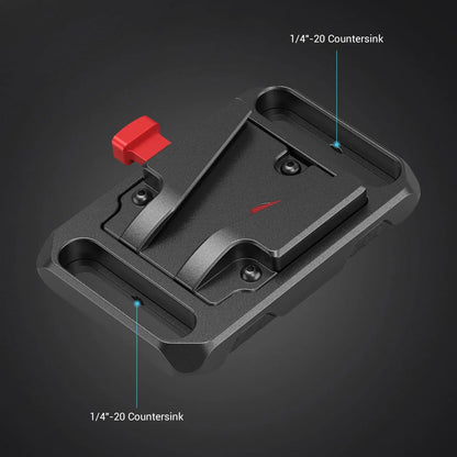 SmallRig Universal Mini V Mount Battery Plate with Belt Clip For A7S3 and other camera V mount batteries 2990