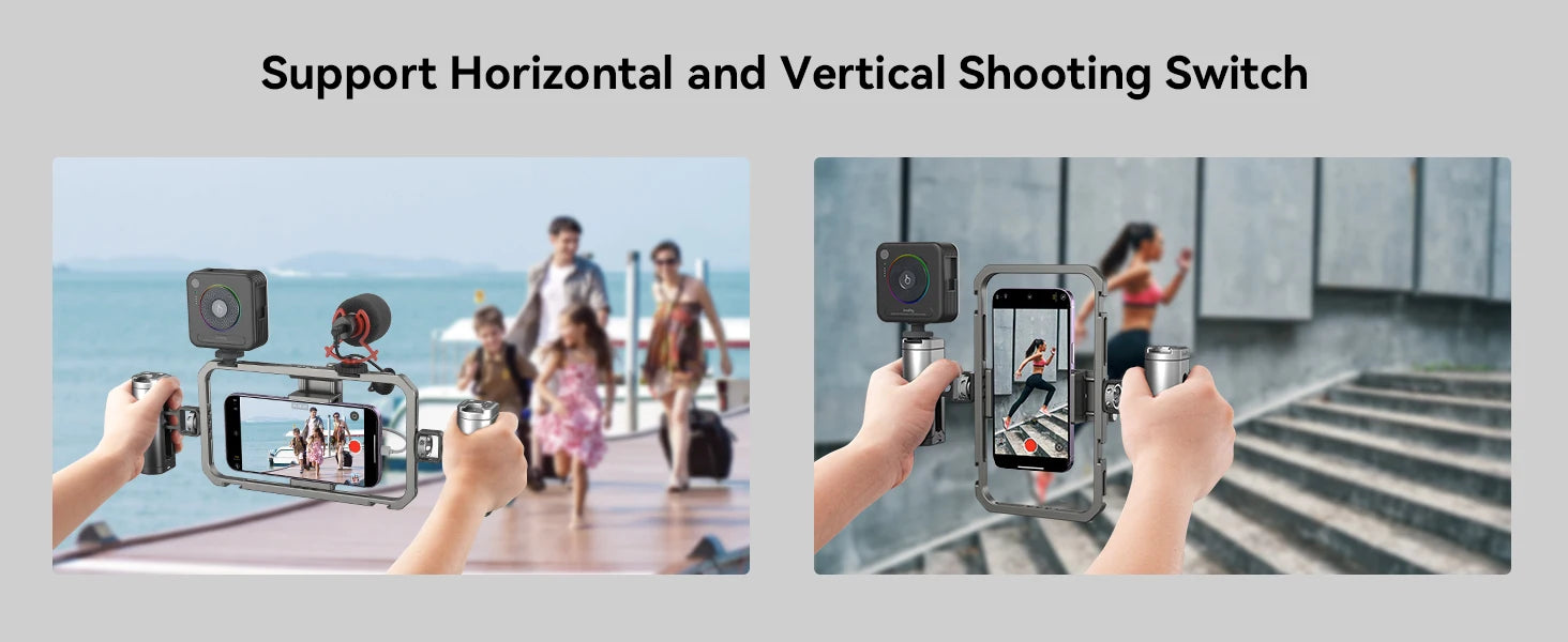 SmallRig Universal Mobile Phone Cage Smartphone Video Rig Filmmaking Vlogging Case