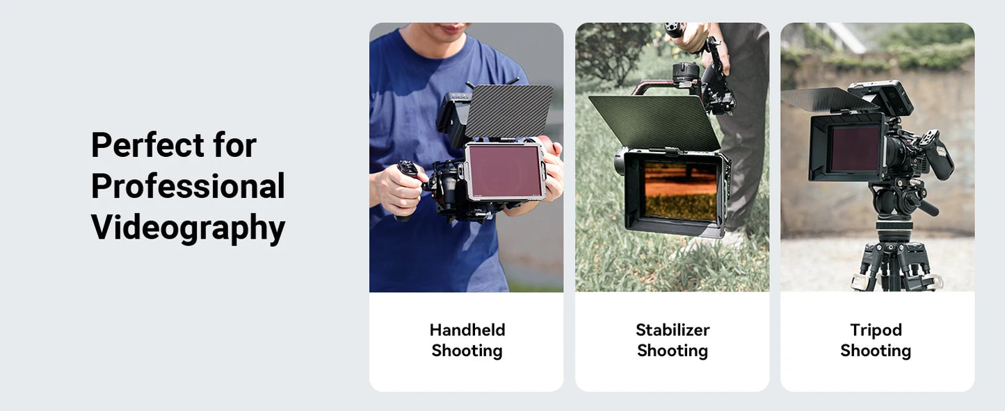 SmallRig 4 x 5.65 ND 0.3 /0.9/1.5/1.8/2.1（1/3/5/6/7 Stop）Filter Waterproof Anti-scratch For With 4 x 5.65" Matte Box System